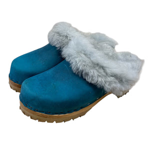 Pacific Blue Mountain Shearling Clog