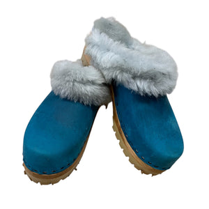 Pacific Blue Mountain Shearling Clog