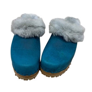 Pacific Blue Mountain Shearling Clog