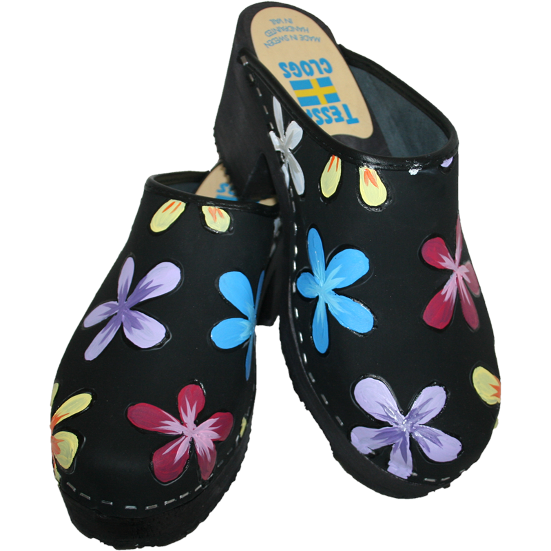 Sanita hand painted clogs 2025