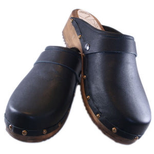 Traditional Heel Oil Tanned Leather  with Decorative Nails