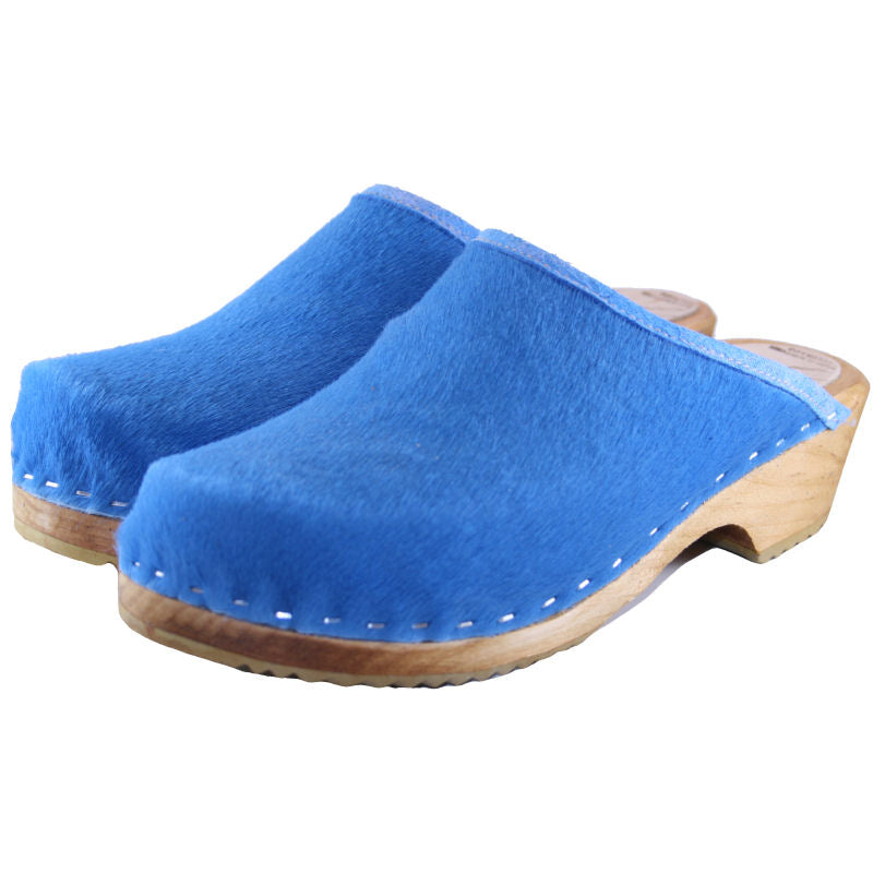 Traditional Heel in your choice of Pony – Tessa Clogs / Swedish Clog Cabin