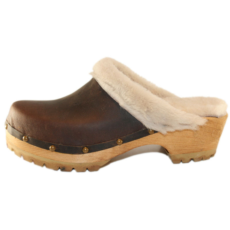 Tessaclogs  Shearling Clogs