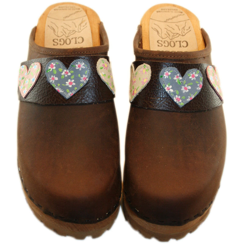 Mountain Sole Dark Chocolate with your choice of Hand Painted Heart Snap Strap