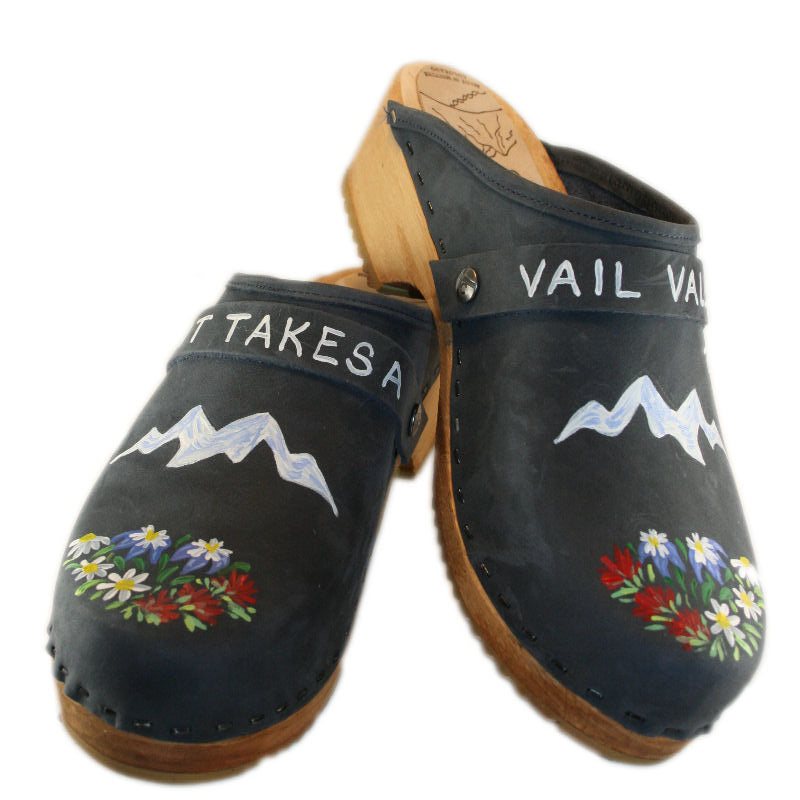 Traditional Heel Special Edition "It takes a Vail Valley" Denim with your choice of Strap