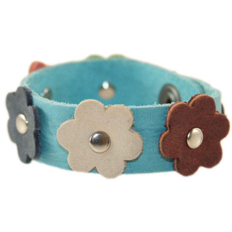 Tessa Flower Bracelet Aqua