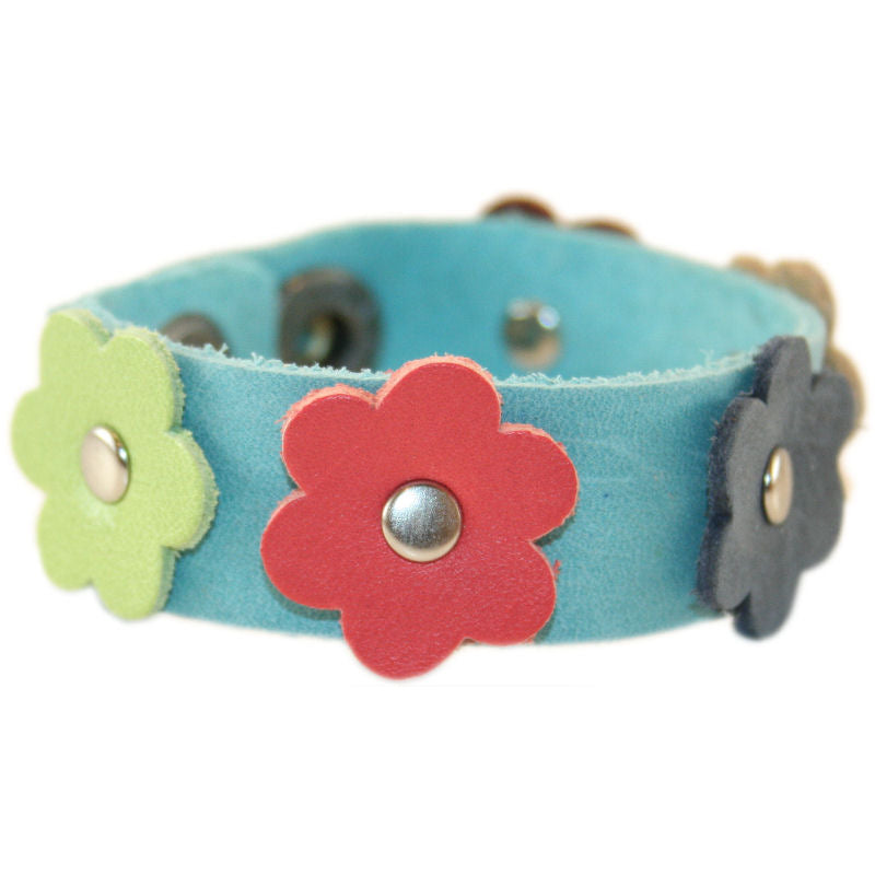 Tessa Flower Bracelet Aqua