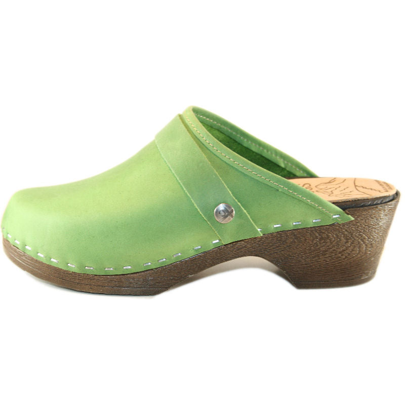 Grass Green Flex Clog Snap Strap