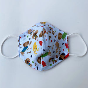 Tessa Reversible Kids Face Mask in your choice of fabric