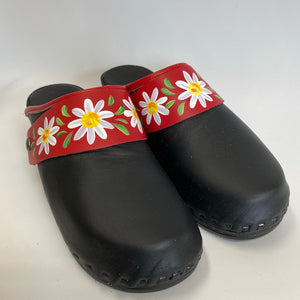 Flex Black with Red Daisy Snap Strap size 40 - Factory Seconds