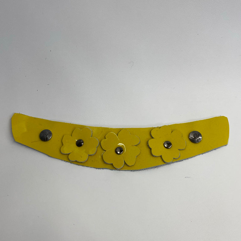 Yellow Patent Annelie Snap Straps