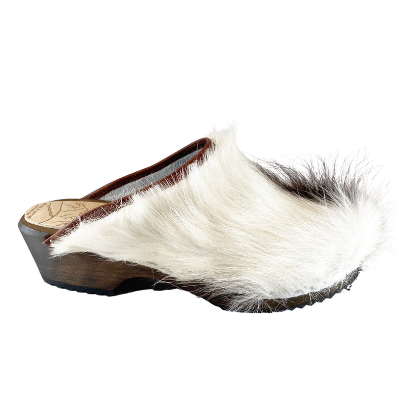 Furry Tri Colored Pony Traditional Heel