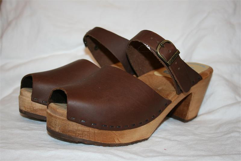 High Heel Peep Toe Mikaela Sandal - your choice of leather