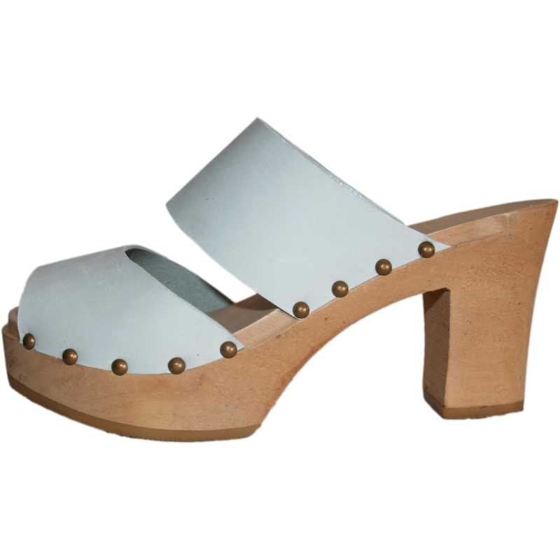 Ice Gray Nubuck Two Strap Ultimate High Sandal