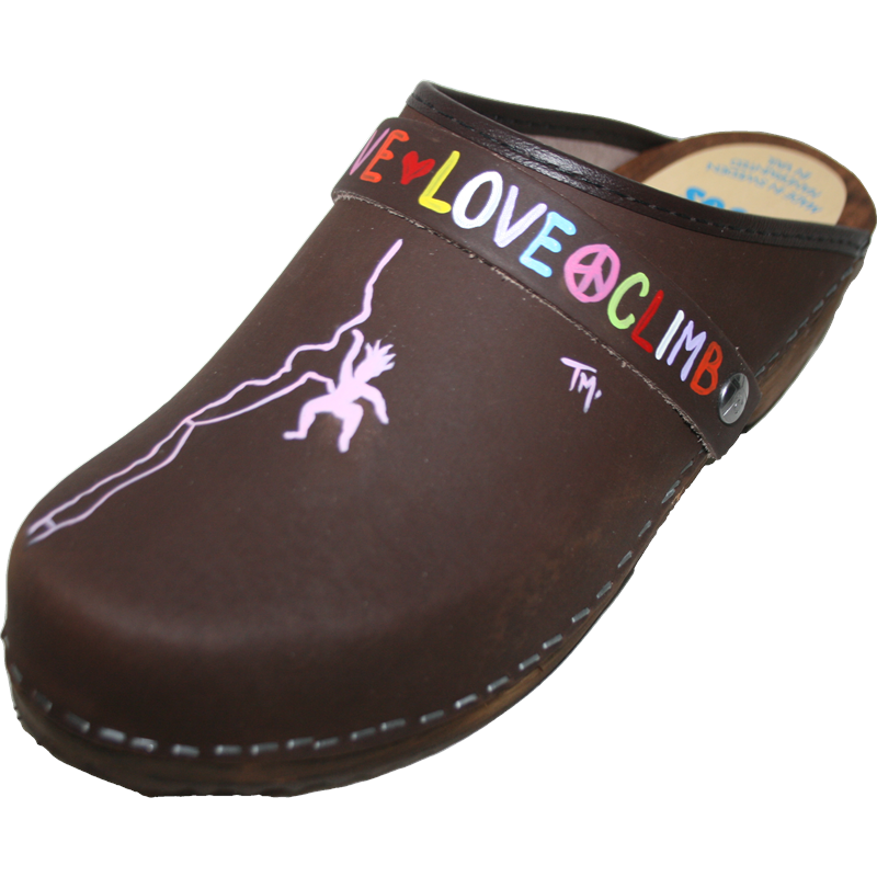 Traditional Heel Brown Oil Climber Girl
