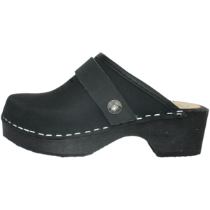 Tessa Children's Black Oil Clogs