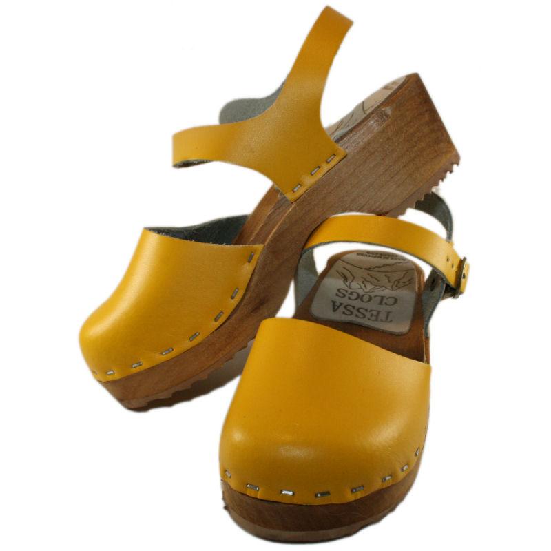 Tessa Children's Moa Sandal Clog in Yellow