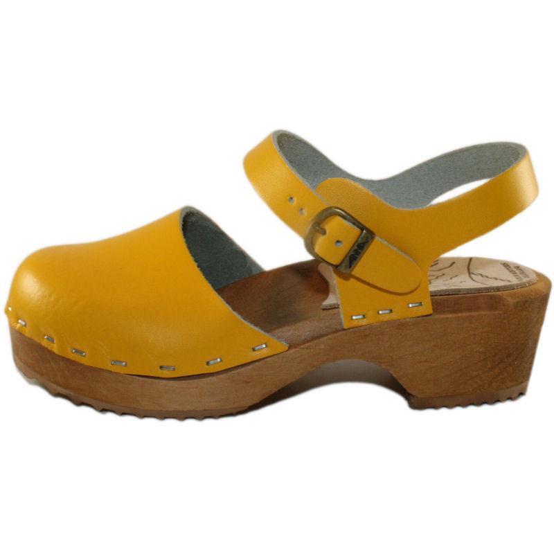 Tessa Children's Moa Sandal Clog in Yellow