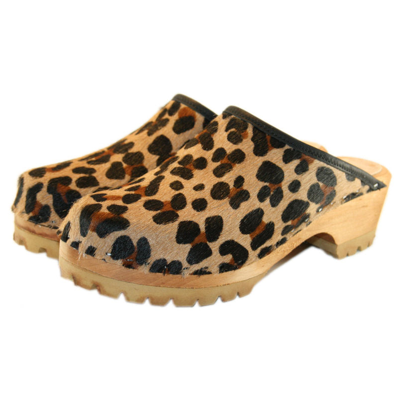 Leopard Printed Cow Leather on our Mountain Sole