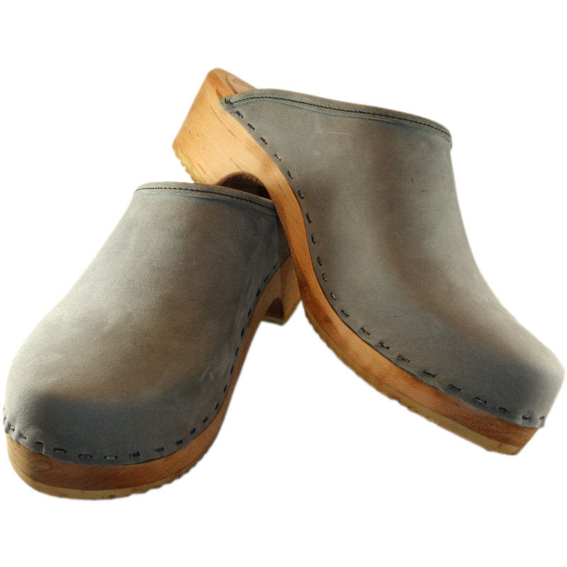 Traditional Heel Light Gray Women's Clog