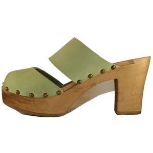 Lime Green Nubuck Ultimate High Two Strap Sandal