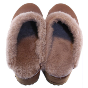 Shearling lined clogs