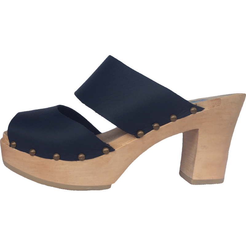 Navy Ultimate High Two Strap Sandal 