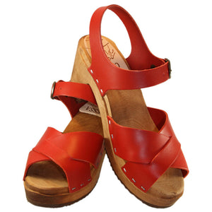 Red Vegetable Tanned HH Heather Sandal