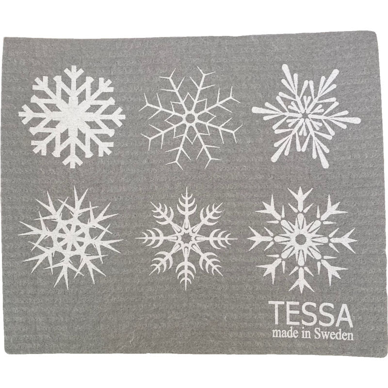 Tessa Snowflakes Dish Cloth