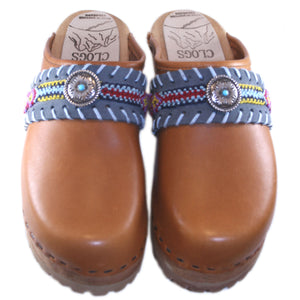 Mountain Sole in Sunrise Oiled Tanned Leather with Durango Boho Strap