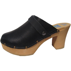 Black Oil Tanned Ultimate High Clogs