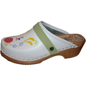 Hand Painted clogs with Interchangeable Straps