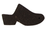 Traditional Heel Wool Dark Brown