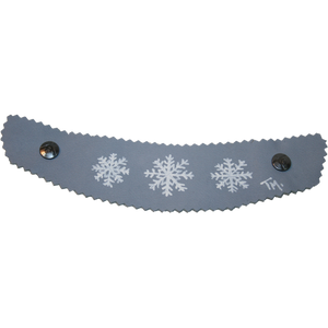 Hand Painted Light Blue Snowflake Strap