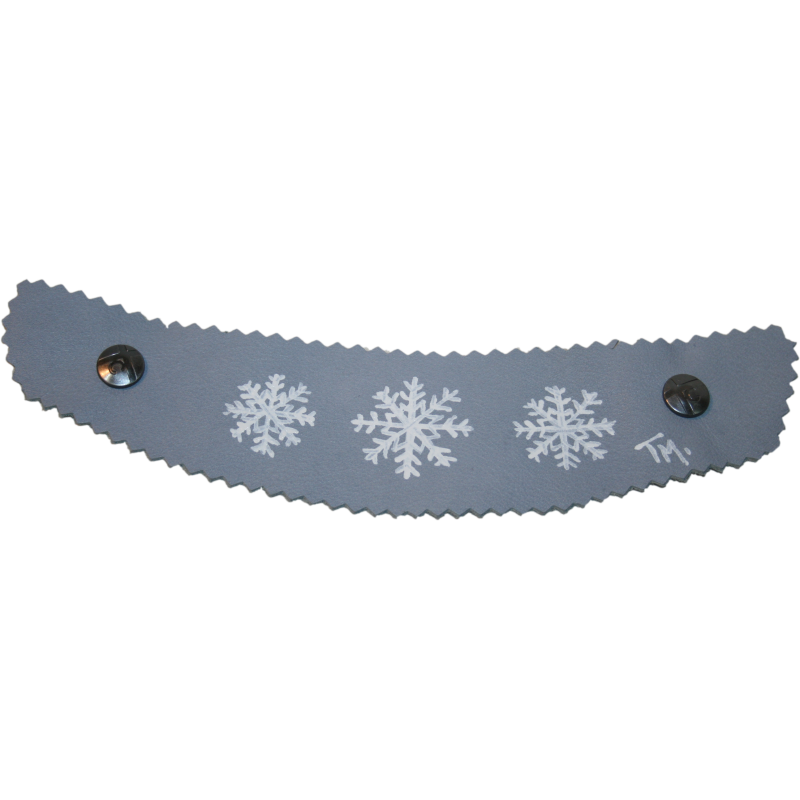 Hand Painted Light Blue Snowflake Strap