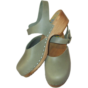 Sage Green Traditional heel Marina Sandal