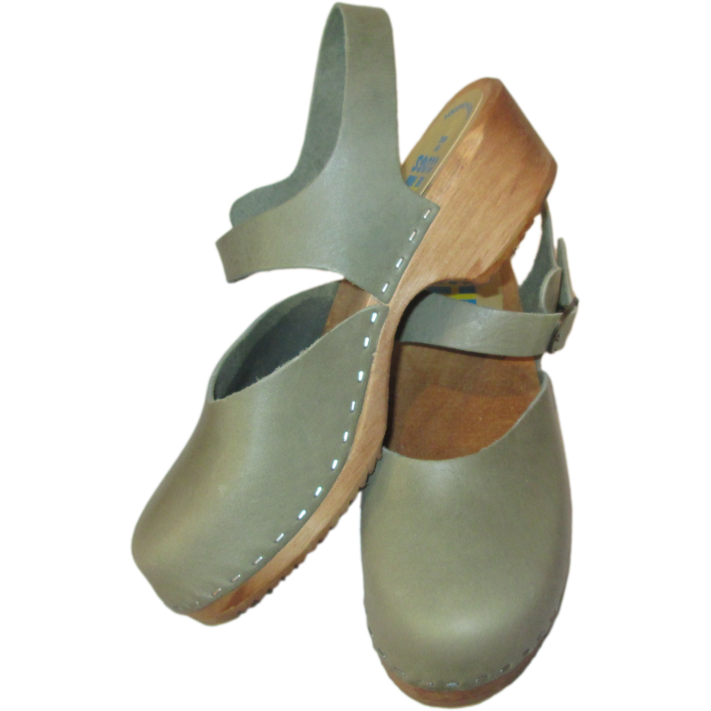 Sage Green Traditional heel Marina Sandal